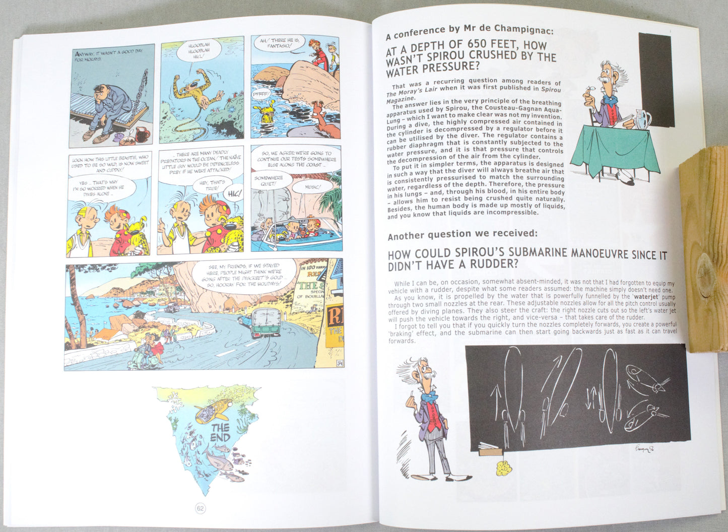 Spirou & Fantasio Volume 23 (The Moray's Lair) - UK Cinebook Paperback Edition