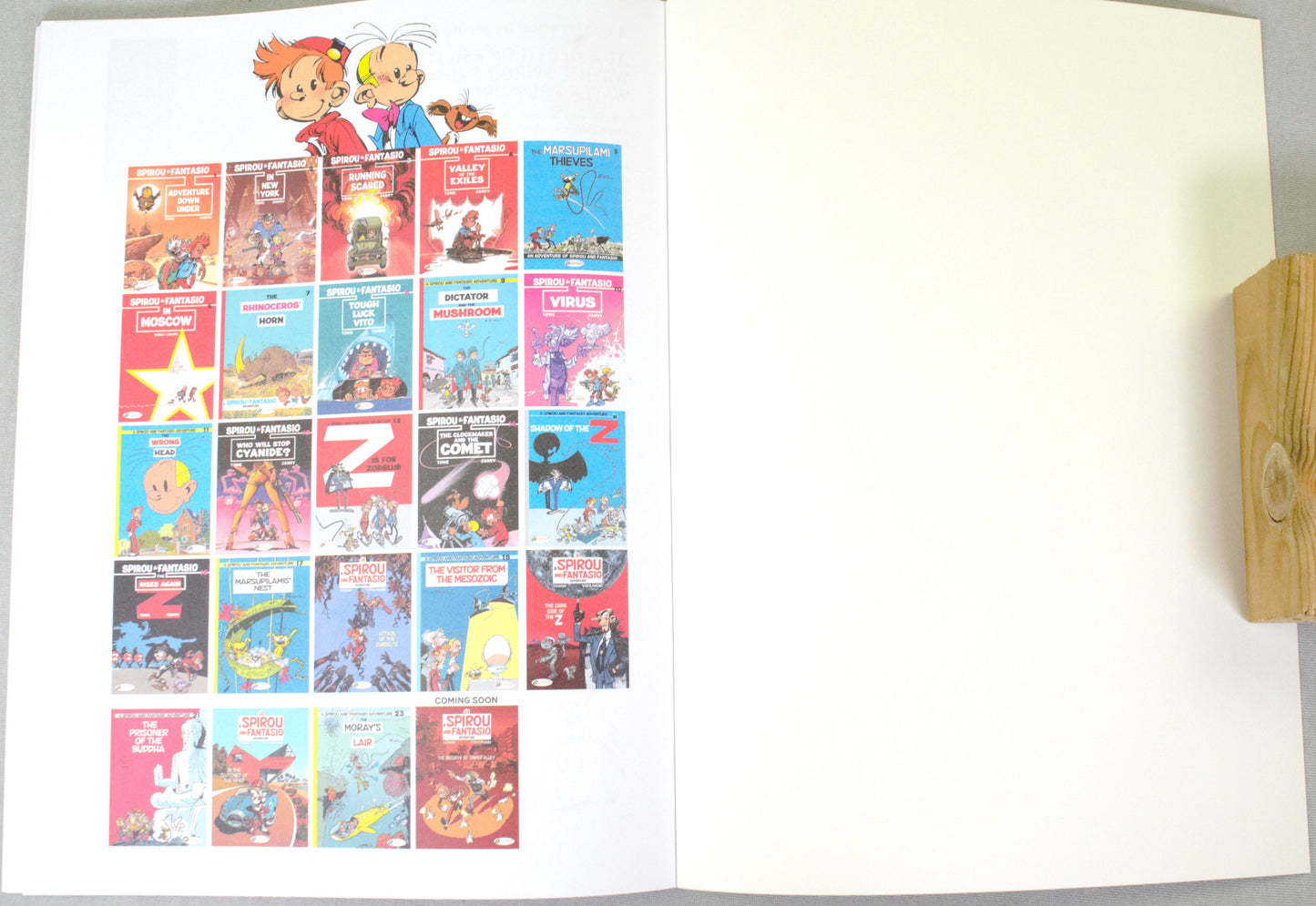Spirou & Fantasio Volume 23 (The Moray's Lair) - UK Cinebook Paperback Edition