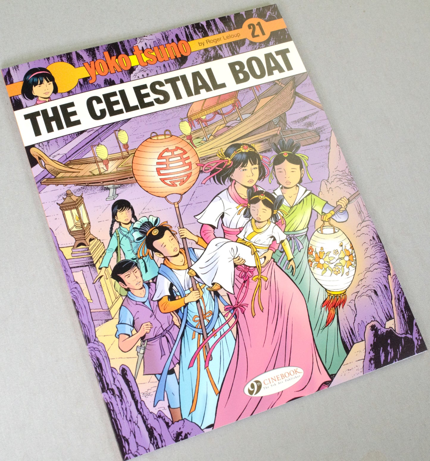 Yoko Tsuno Volume 21 - "The Celestial Boat" Cinebook Paperback Comic Book by R. Leloup