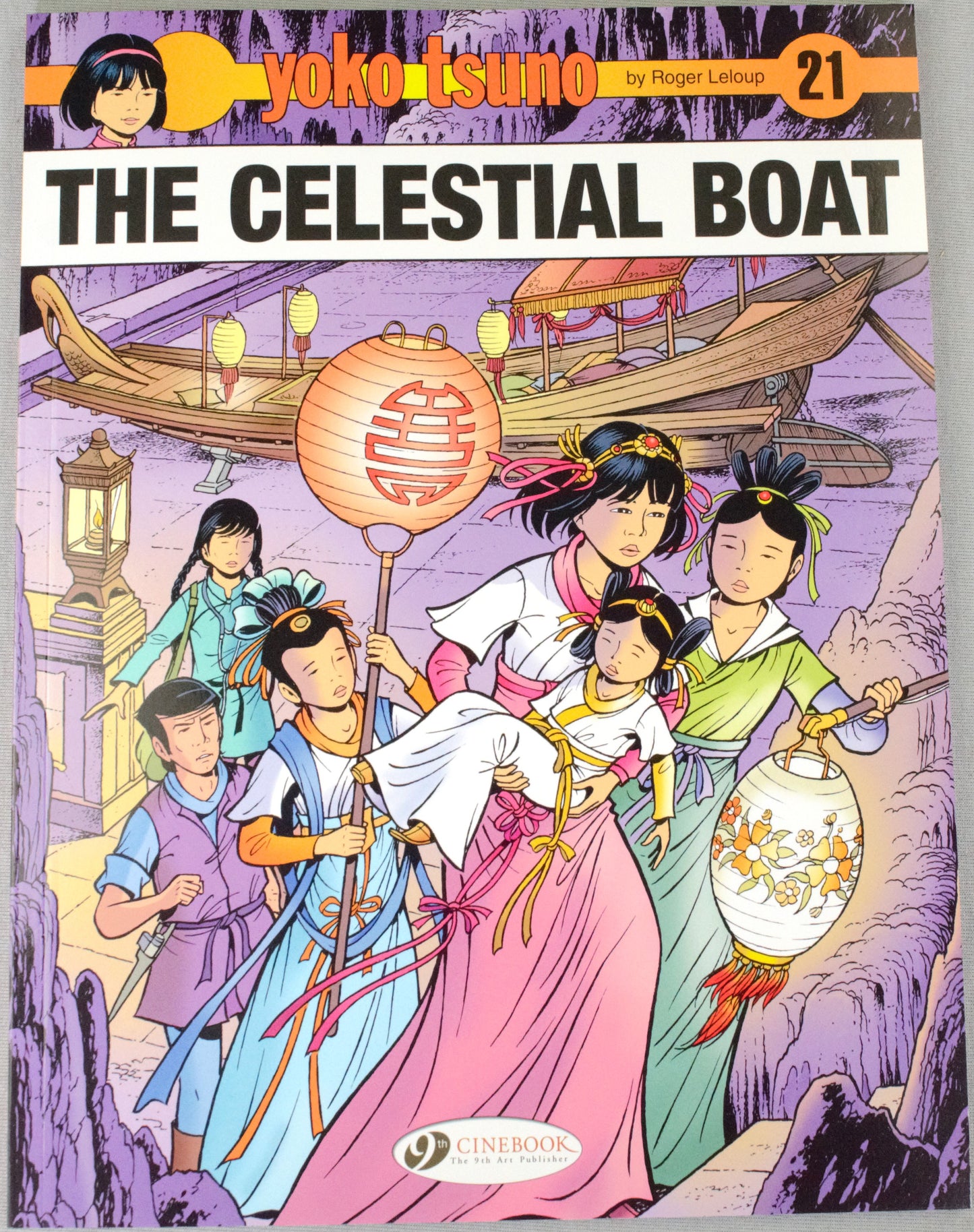 Yoko Tsuno Volume 21 - "The Celestial Boat" Cinebook Paperback Comic Book by R. Leloup