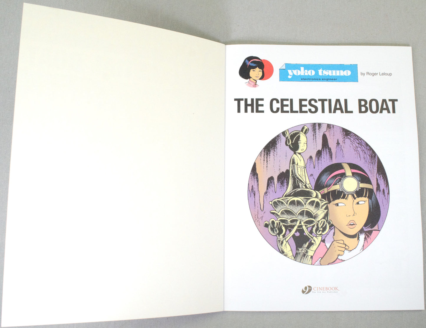 Yoko Tsuno Volume 21 - "The Celestial Boat" Cinebook Paperback Comic Book by R. Leloup