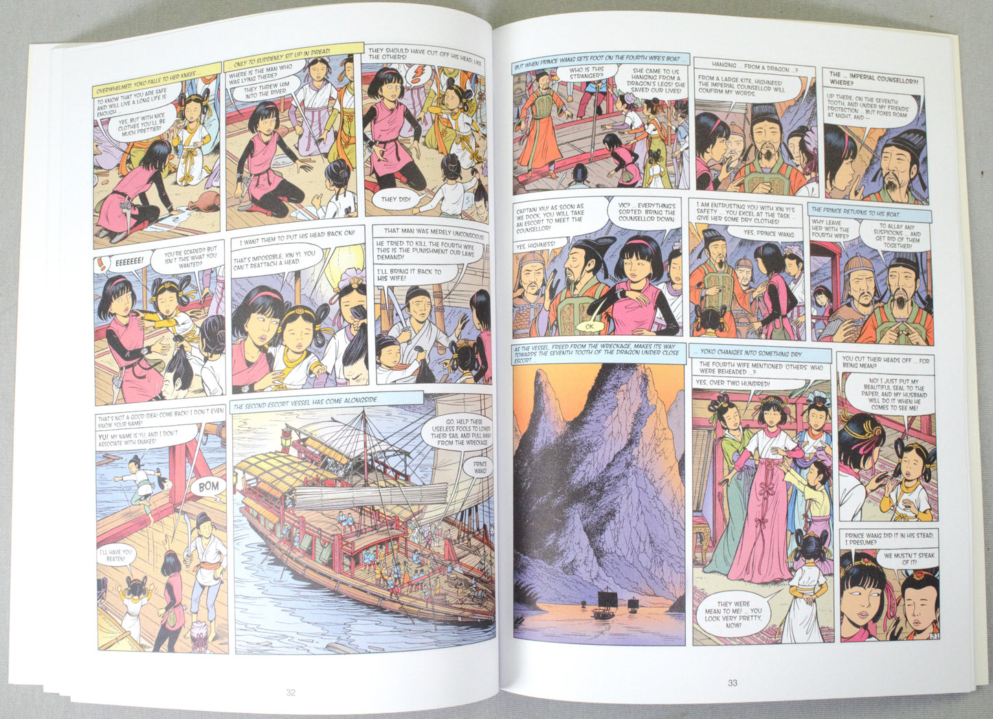 Yoko Tsuno Volume 21 - "The Celestial Boat" Cinebook Paperback Comic Book by R. Leloup