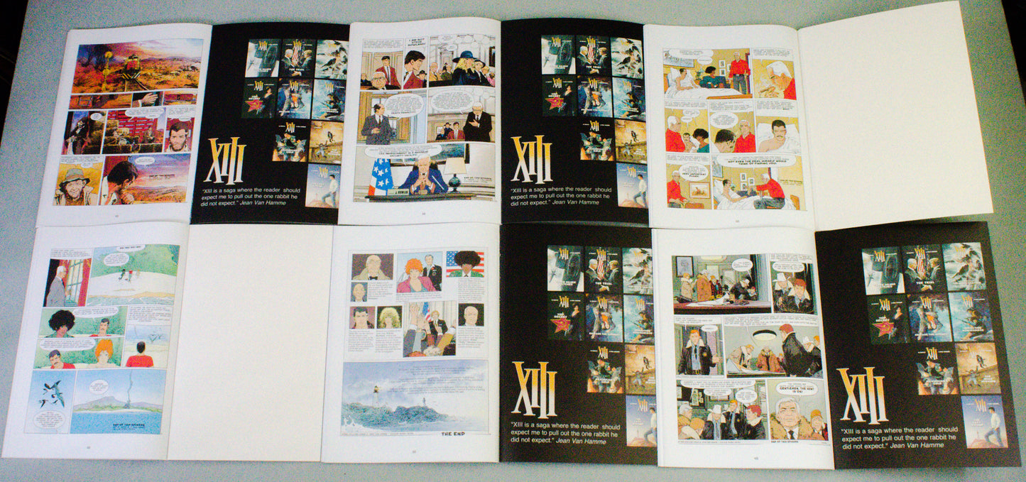 XIII: Volumes 1-26 Cinebook Paperback Comic Books FULL SET by Jean Van Hamme