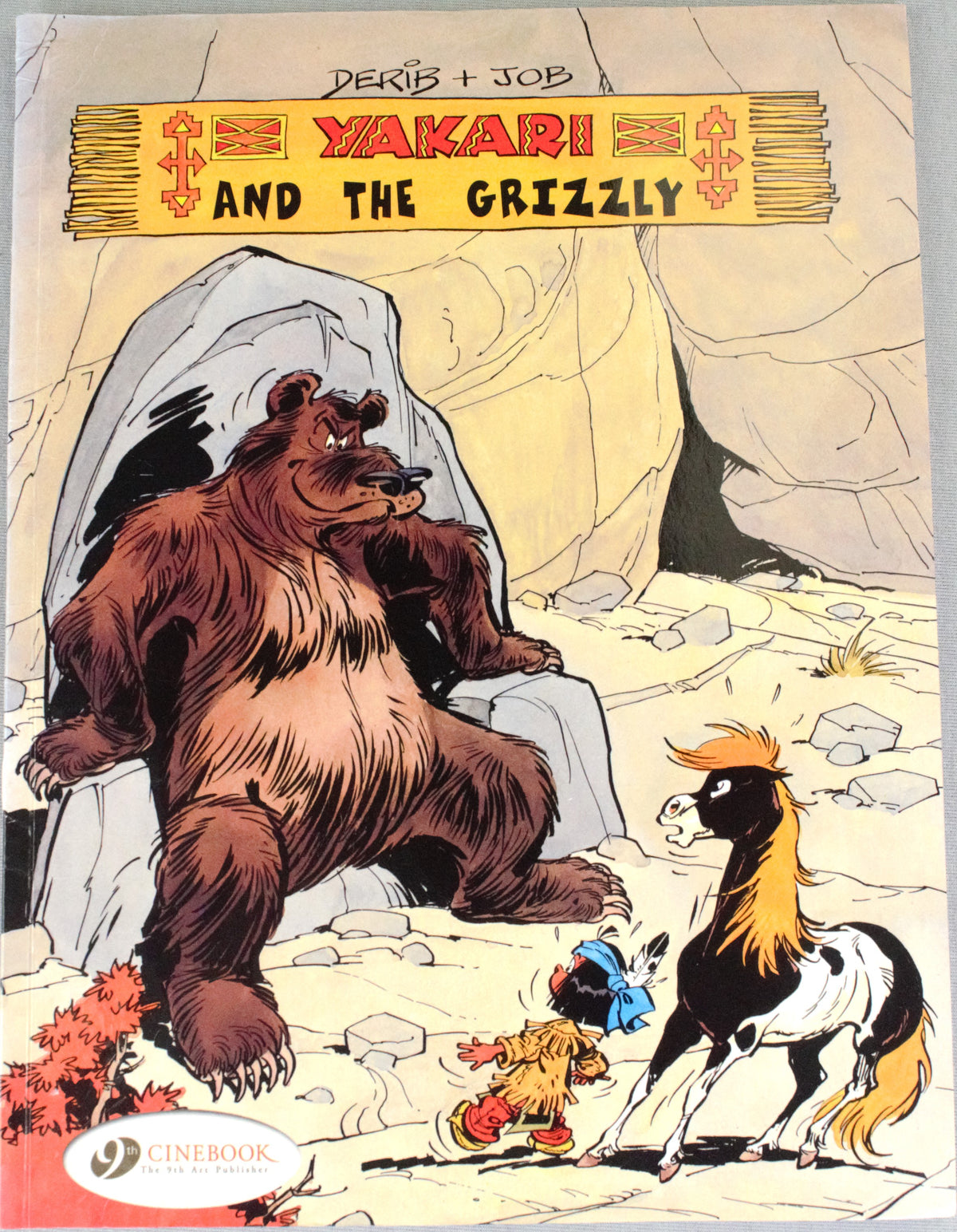 Yakari And The Grizzly Volume 4 (DEFECT) Cinebook Paperback Comic Book Derib+job