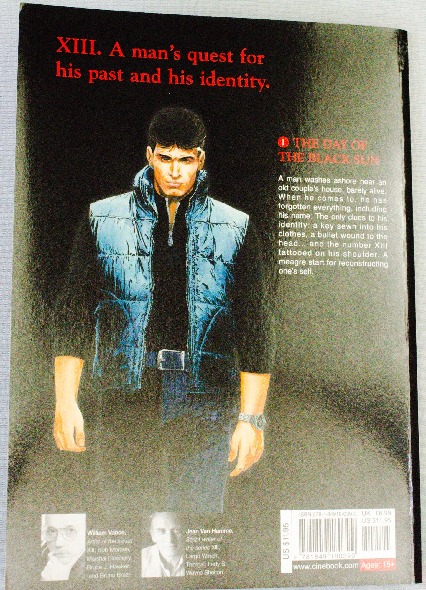 XIII: Volume 1 - The Day Of The Black Sun - (Cinebook Paperback Editions) - W.Vance - J. Van Hamme