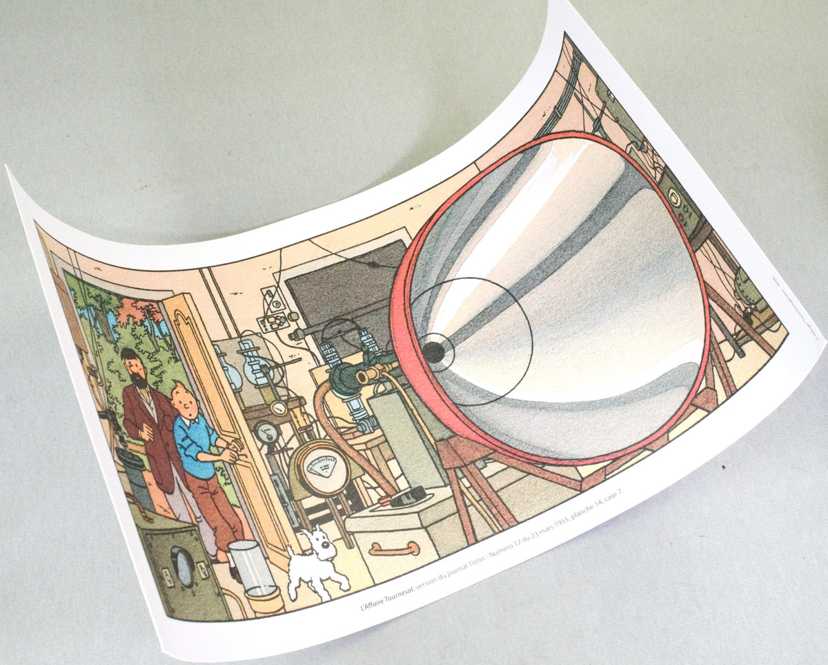 Tintin L'affaire Tournesol Journal Edition Print - 2026 Tintinimaginatio Poster