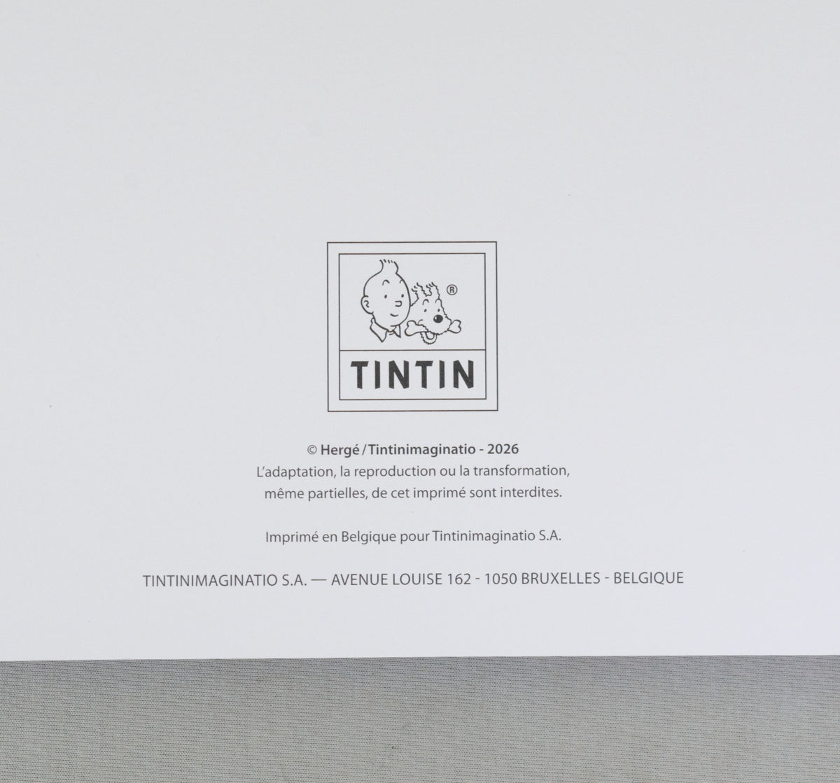 Tintin L'affaire Tournesol Journal Edition Print - 2026 Tintinimaginatio Poster