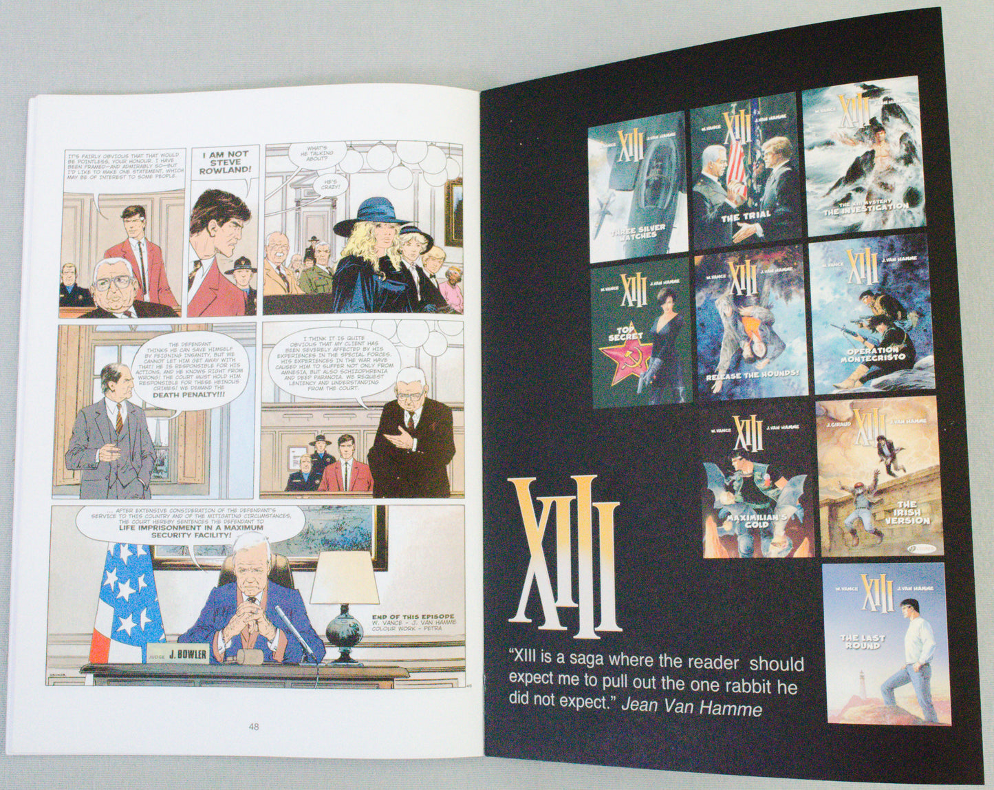 XIII: Volume 2 - Where The Indian Walks - (Cinebook Paperback Editions) - W.Vance - J. Van Hamme