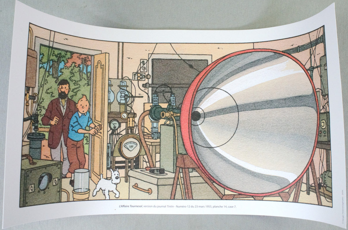 Tintin L'affaire Tournesol Journal Edition Print - 2026 Tintinimaginatio Poster
