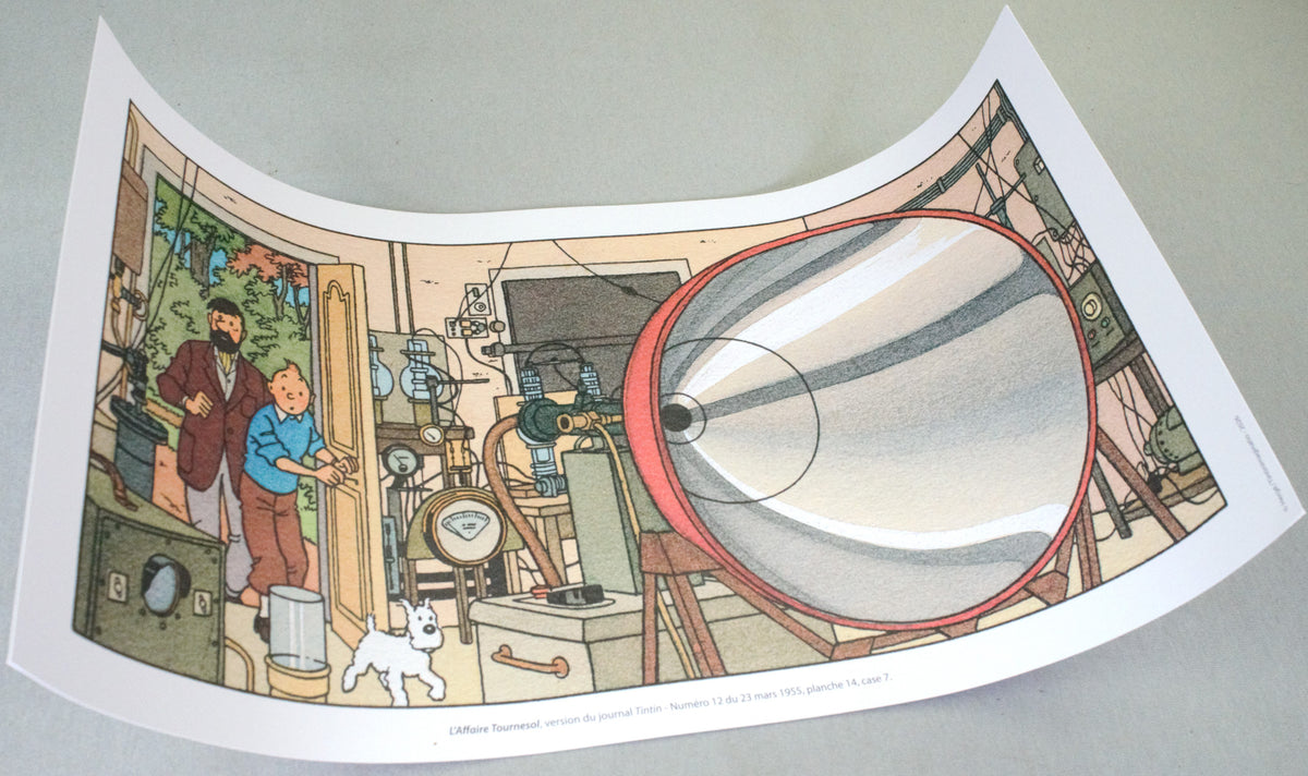 Tintin L'affaire Tournesol Journal Edition Print - 2026 Tintinimaginatio Poster