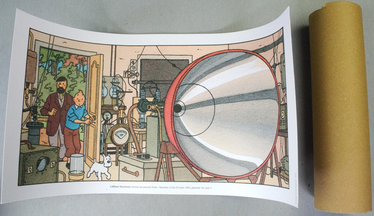 Tintin L'affaire Tournesol Journal Edition Print - 2026 Tintinimaginatio Poster