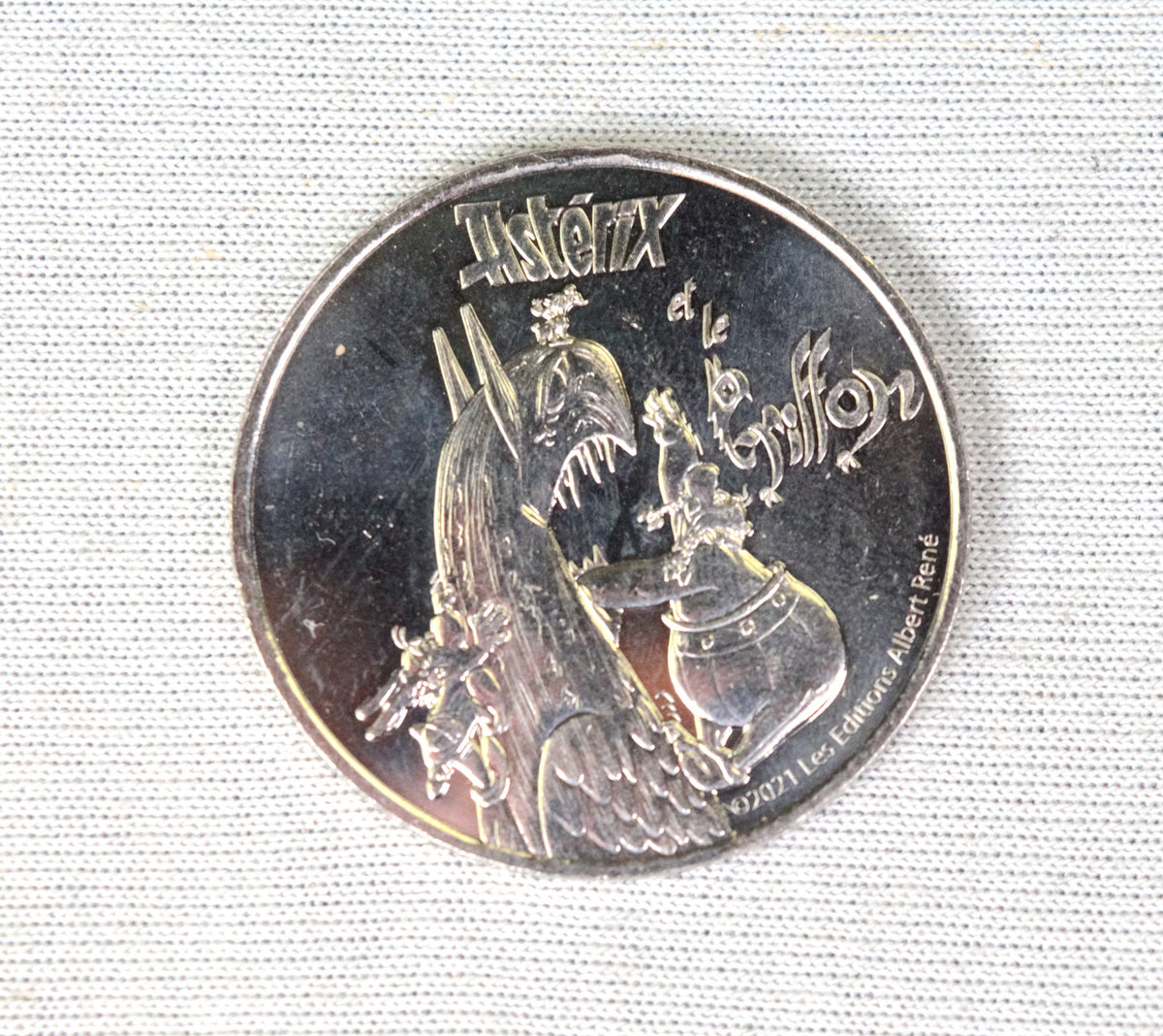 Asterix et le Griffon Monnaie de Paris 34mm Official 2021 Albert Rene Coin
