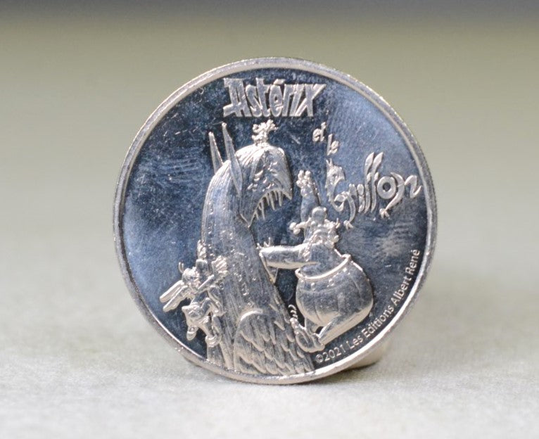 Asterix et le Griffon Monnaie de Paris 34mm Official 2021 Albert Rene Coin