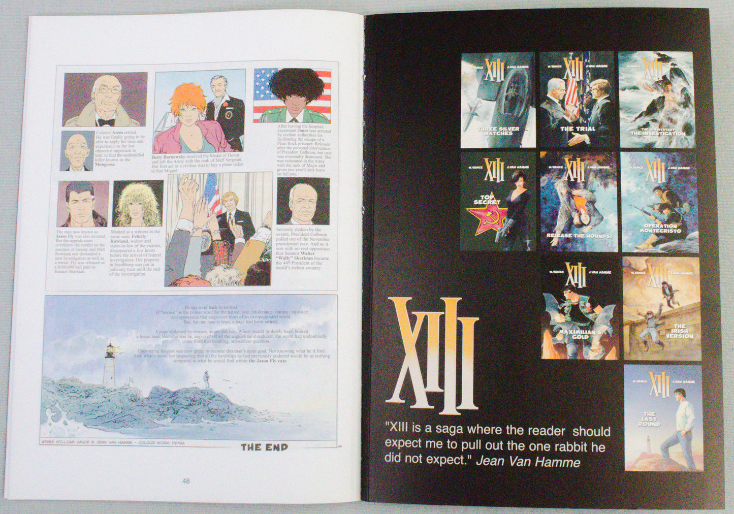 XIII: Volume 5 - Full Red - (Cinebook Paperback Editions) - W.Vance - J. Van Hamme