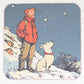 Tintin & Snowy "All Grown Up" Boopwerx Authentic A4 Print with Board Frame Signed