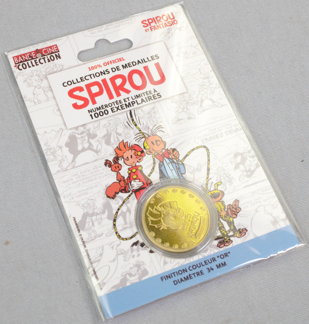 Sprirou et Fantasio Rare Ltd Coin: Bande Cine French Dupis Officielle 2019 Collection