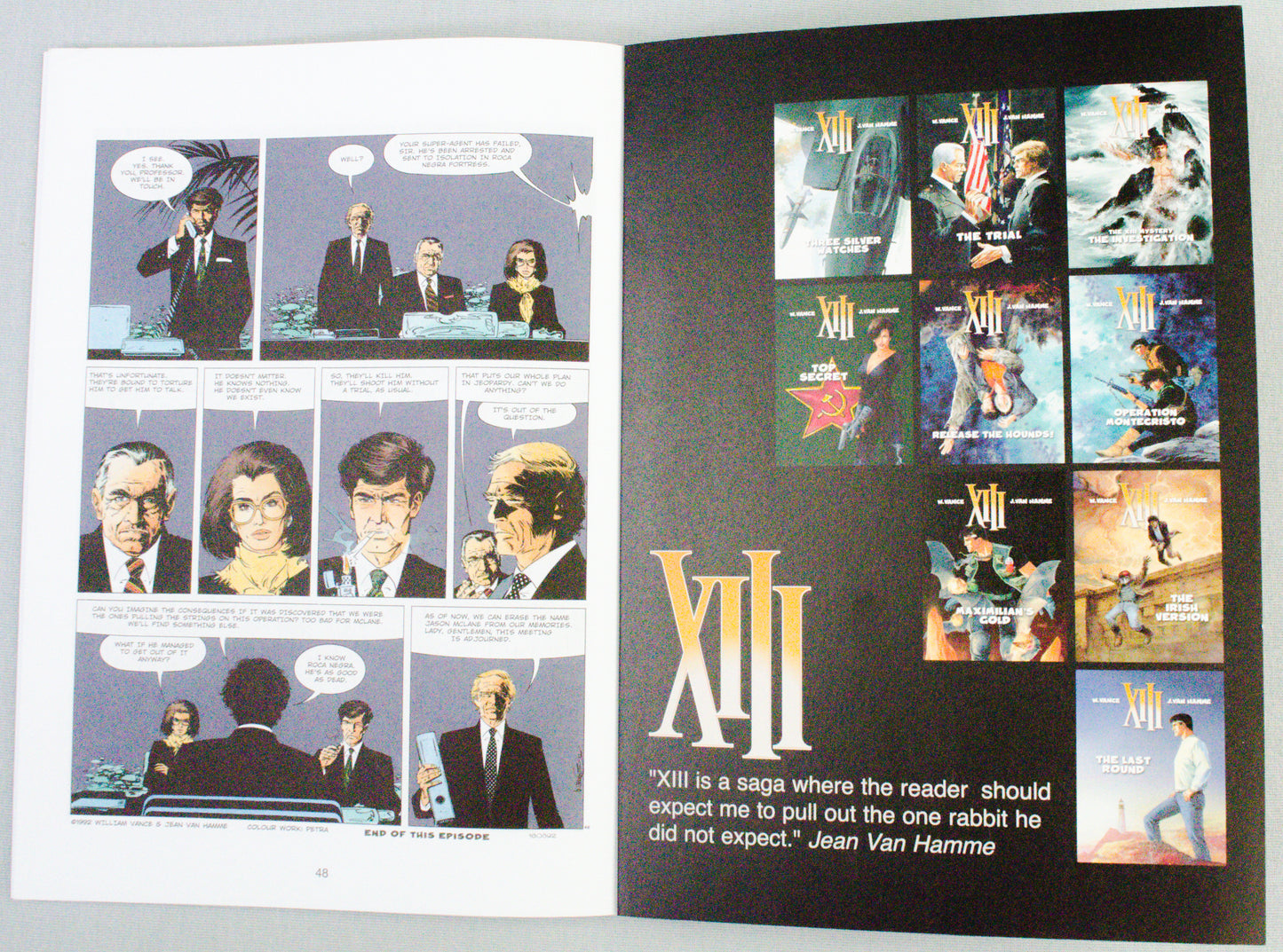 XIII: Volume 9 - For Maria - (Cinebook Paperback Editions) - W.Vance - J. Van Hamme