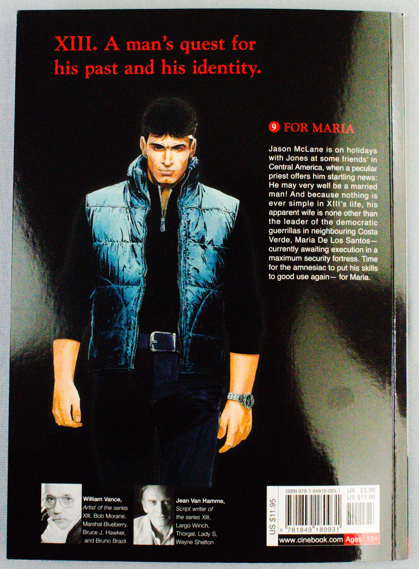 XIII: Volume 9 - For Maria - (Cinebook Paperback Editions) - W.Vance - J. Van Hamme