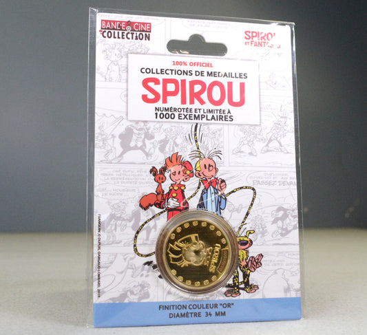 Sprirou et Fantasio Rare Ltd Coin: Bande Cine French Dupis Officielle 2019 Collection