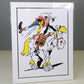 Lucky Luke Jumping on Jolly Rider: Poster 11 x 14 ZigZag Island Rare 2018 Print