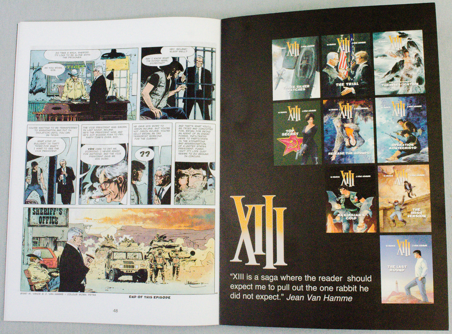 XIII: Volume 12 - The Trial- (Cinebook Paperback Editions) - W.Vance - J. Van Hamme