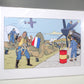 Blake & Mortimer Valley of Immortals Airfield 2019 Zigzag Island 35x28cm Affiche Officielle Print