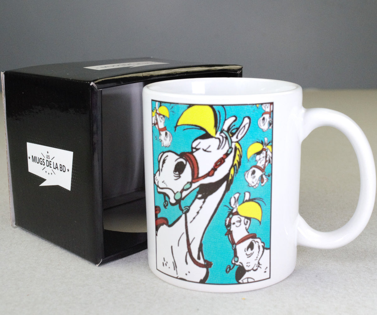 Lucky Luke Mug: Jolly Jumper 300ml Cermaic Crockery Cup BD Officielle