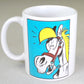 Lucky Luke Mug: Jolly Jumper 300ml Cermaic Crockery Cup BD Officielle
