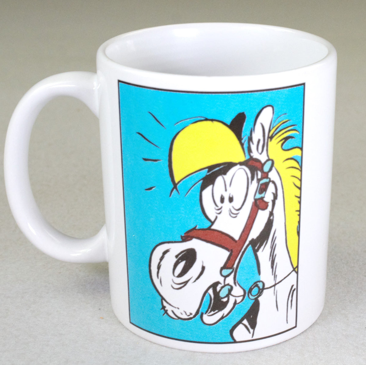 Lucky Luke Mug: Jolly Jumper 300ml Cermaic Crockery Cup BD Officielle