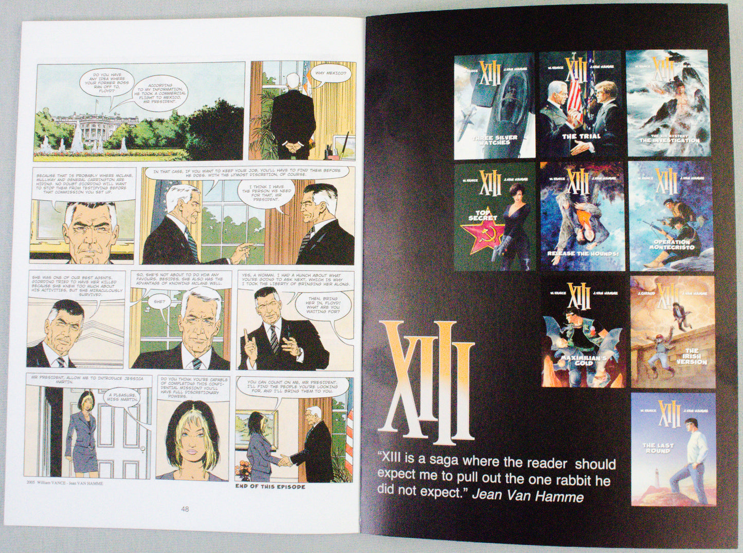 XIII: Volume 16 -  Maximilian's Gold - (Cinebook Paperback Editions) - W.Vance - J. Van Hamme