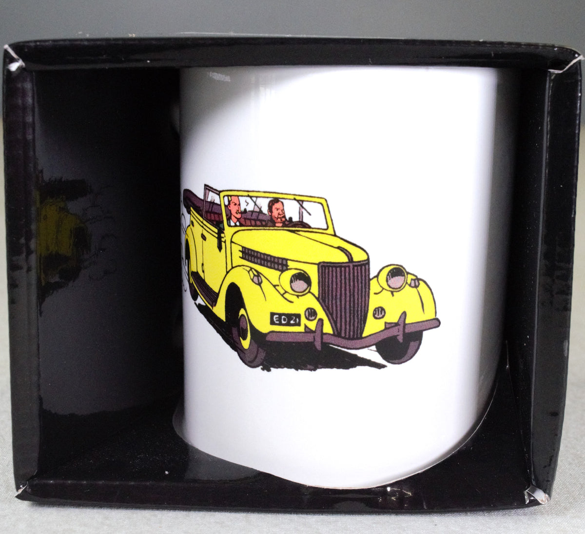 Blake & Mortimer Mug: The Yellow Convertible 300ml Cermaic Crockery Cup BD Officielle
