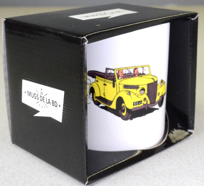 Blake & Mortimer Mug: The Yellow Convertible 300ml Cermaic Crockery Cup BD Officielle