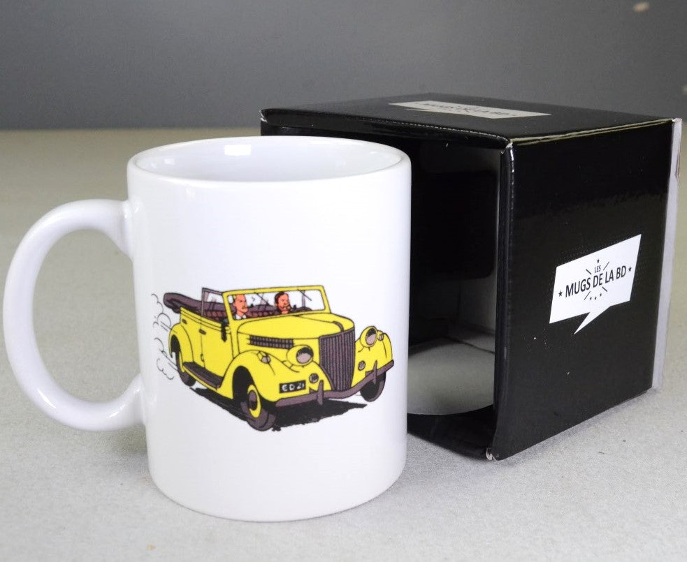 Blake & Mortimer Mug: The Yellow Convertible 300ml Cermaic Crockery Cup BD Officielle