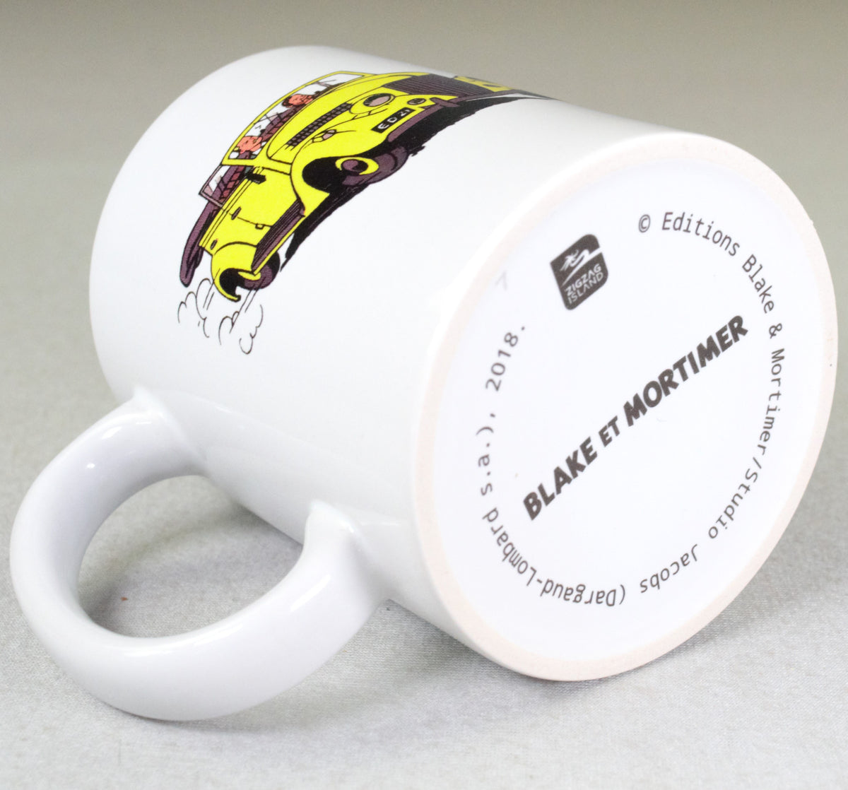 Blake & Mortimer Mug: The Yellow Convertible 300ml Cermaic Crockery Cup BD Officielle