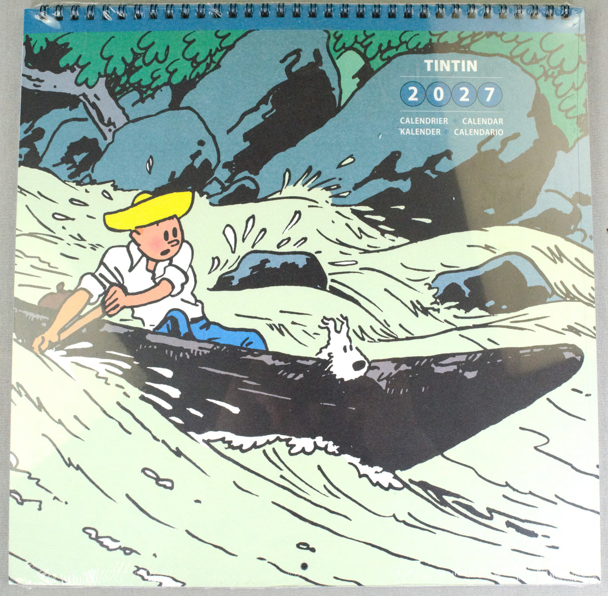 2027 Tintin Large/Wall Calendar - Adventures of Tintin by Herge/Moulinsart Edition