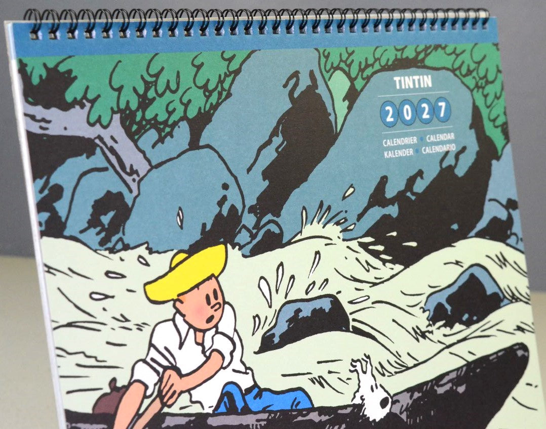 2027 Tintin Large/Wall Calendar - Adventures of Tintin by Herge/Moulinsart Edition