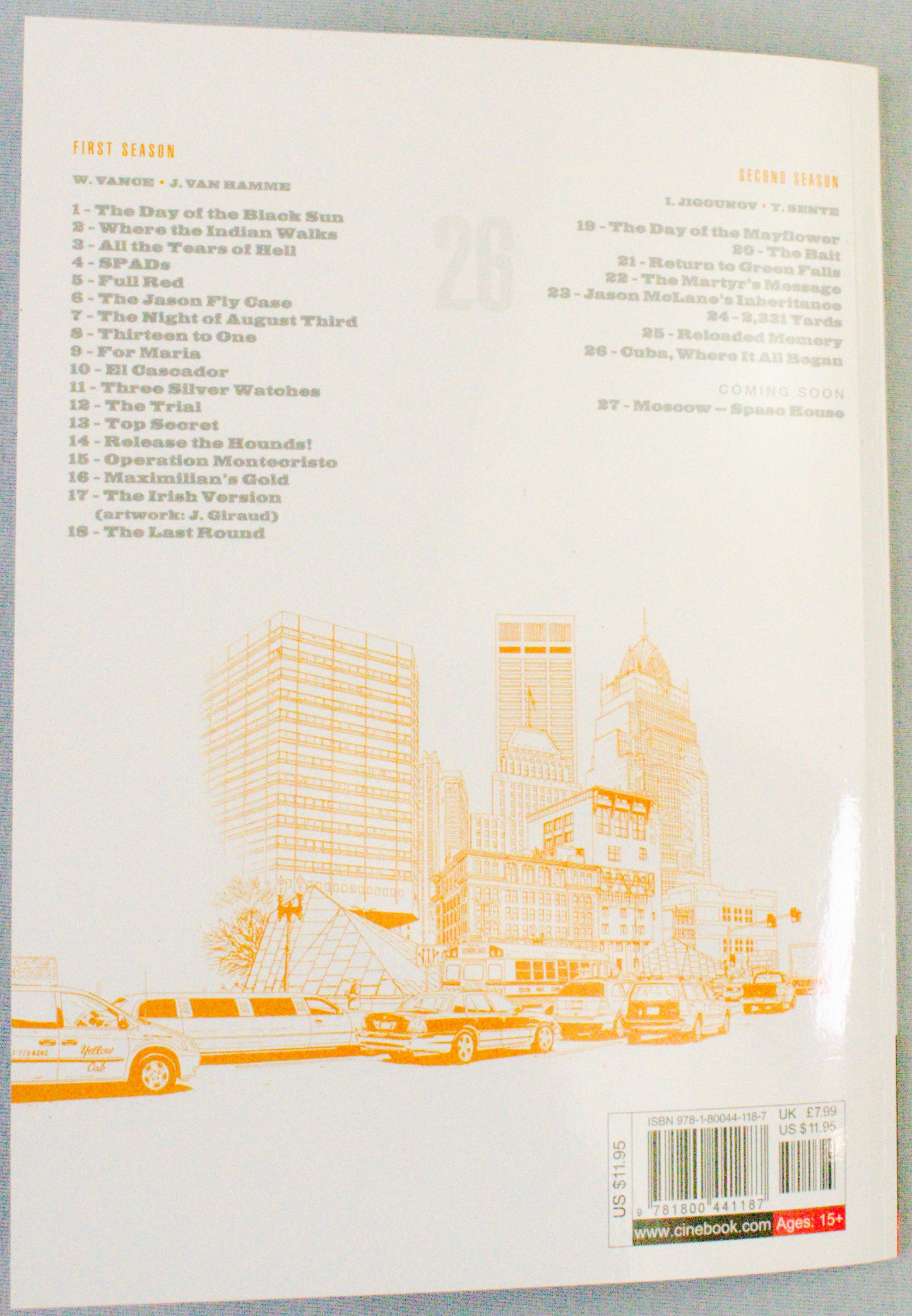 XIII: Volume 26 - Cuba, Where It All Began - (Cinebook Paperback Editions) - W.Vance - J. Van Hamme