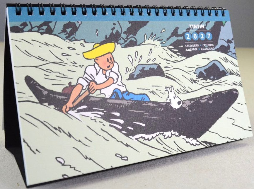 2027 Tintin Set x4 Calendar & Diarys - Adventures of Tintin by Herge/Moulinsart Editions