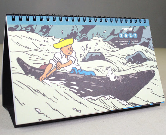 2027 Tintin Desk Calendar - Adventures of Tintin by Herge/Moulinsart Editions