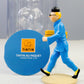 LTD RELEASE Tintin Figurine Moulinsart 42251 Tintin carrying Package: Blue Lotus 12cm Herge Figure