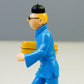 LTD RELEASE Tintin Figurine Moulinsart 42251 Tintin carrying Package: Blue Lotus 12cm Herge Figure