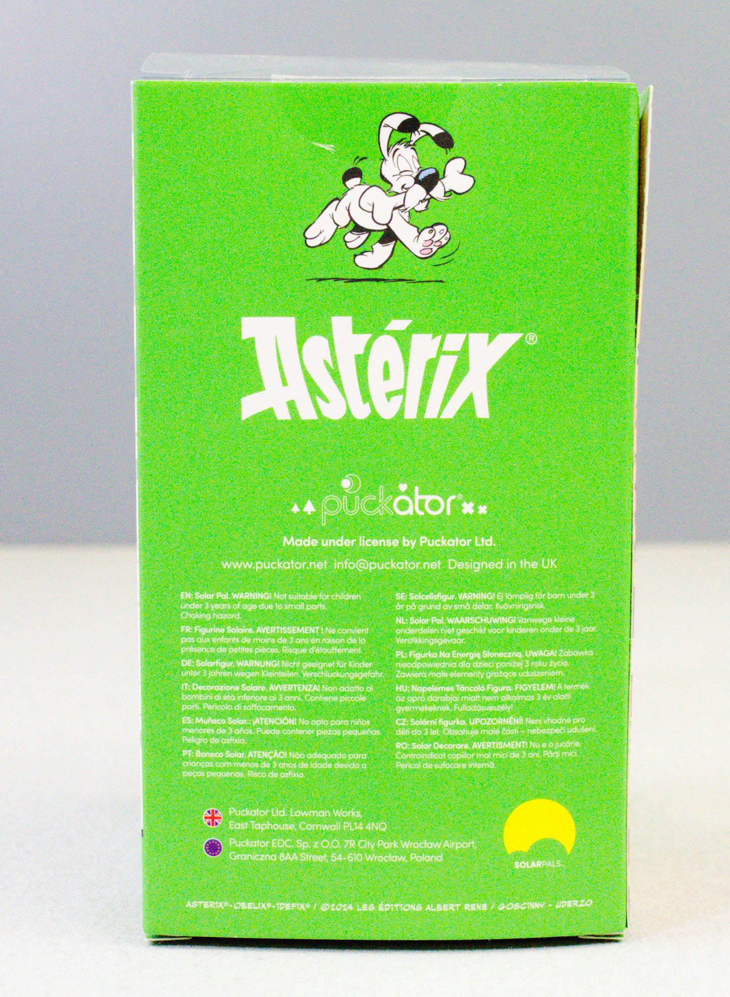 Asterix Puckator Idefix (Dogmatix) Solar Pal Model FF142 - Figurine Solaire Gocinny/Underzo