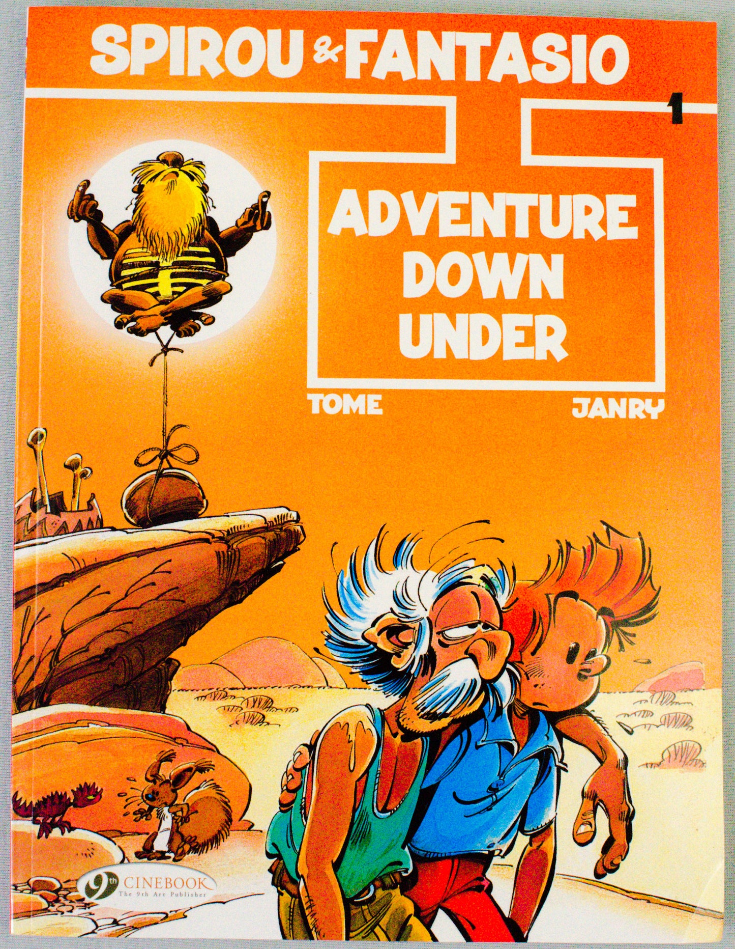 Spirou & Fantasio Volume 1 (Adventure Down Under) - Uk Cinebook Paperback Edition