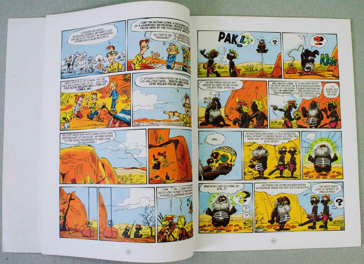 Spirou & Fantasio Volume 1 (Adventure Down Under) - Uk Cinebook Paperback Edition
