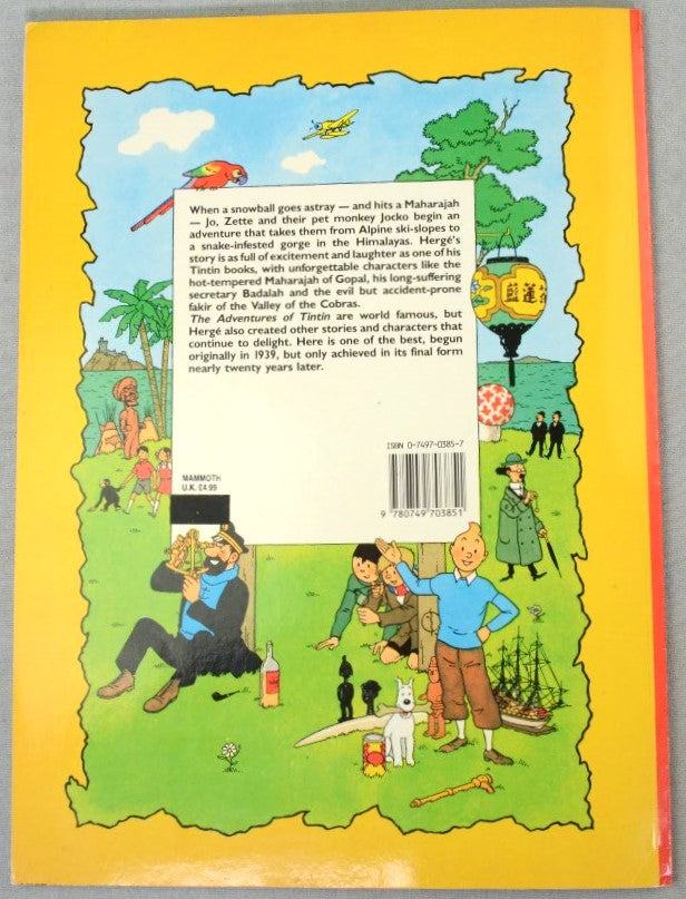 Jo, Zette and Jocko: Vally of the Cobras - Mammoth 1986 UK Paperback 1st Edition