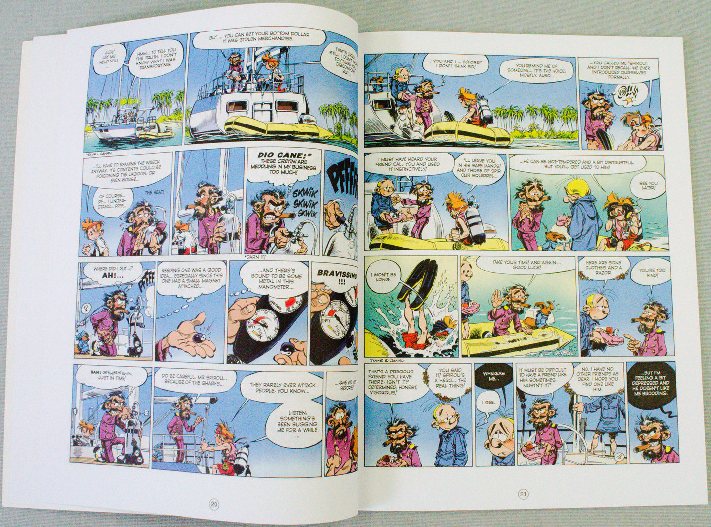 Spirou & Fantasio Volume 8 (Tough Luck Vito) - Uk Cinebook Paperback Edition