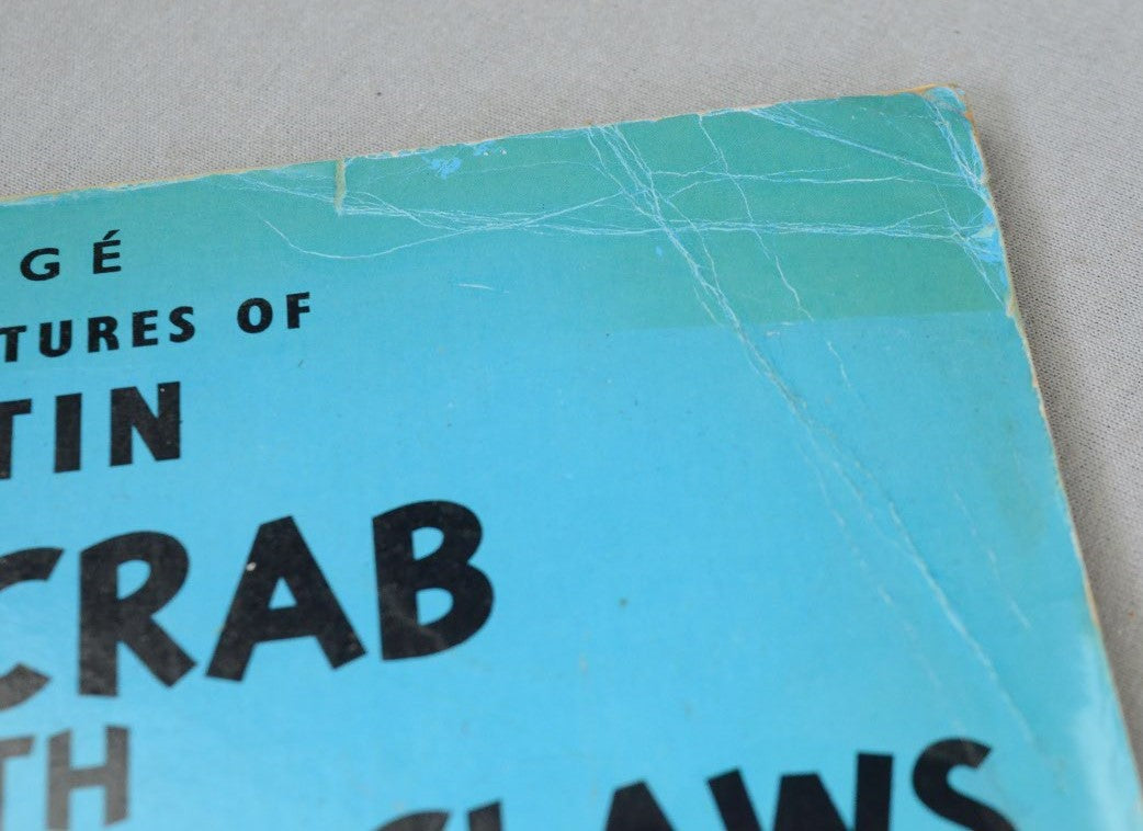 Crab with the Golden Claws Methuen 1972 1st UK Paperback Edition Rare Tintin Book Herge