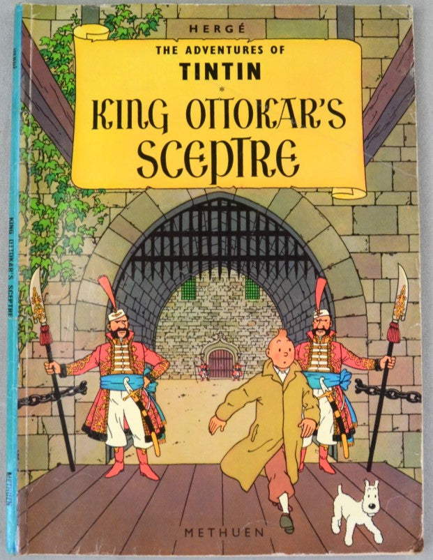 King Ottokar's Sceptre - Methuen 1972 1st UK Paperback Edition Rare Tintin Book Herge