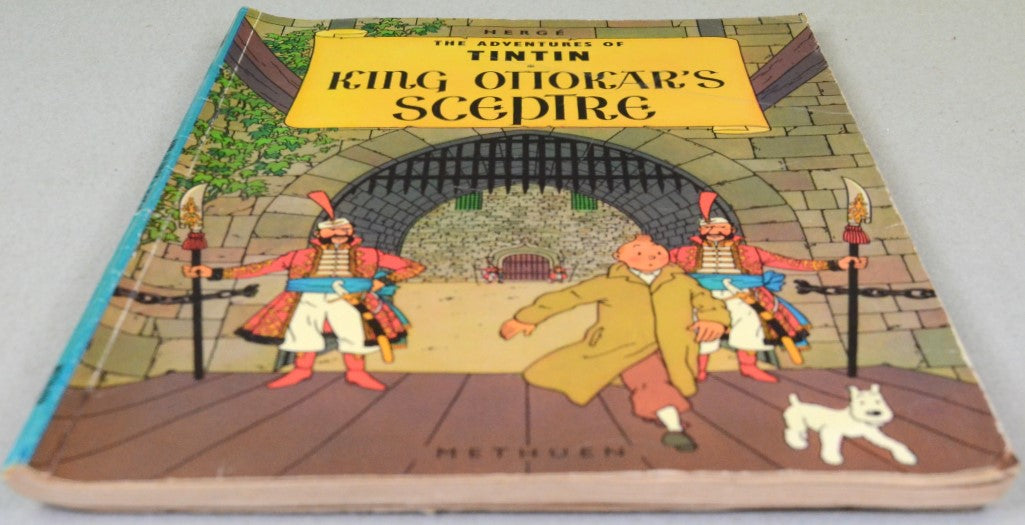 King Ottokar's Sceptre - Methuen 1972 1st UK Paperback Edition Rare Tintin Book Herge