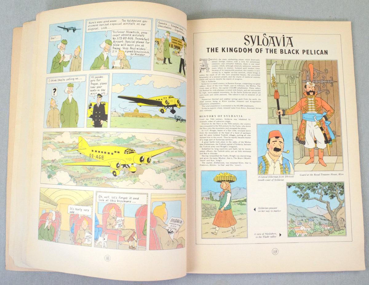 King Ottokar's Sceptre - Methuen 1972 1st UK Paperback Edition Rare Tintin Book Herge